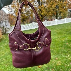 Coach Ergo Legacy XL Tote Style 11266 in Burnished Plum